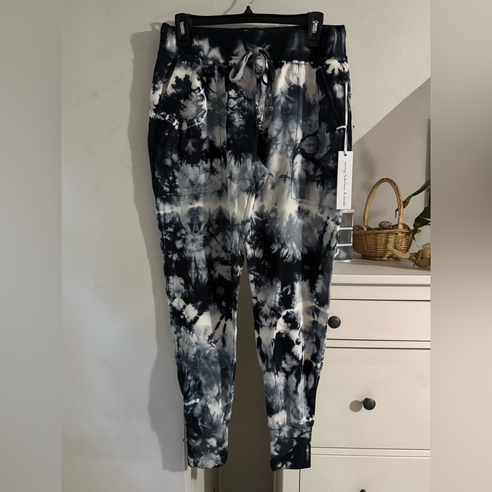 Young Fabulous & Broke tie-dye jogger pants NWT